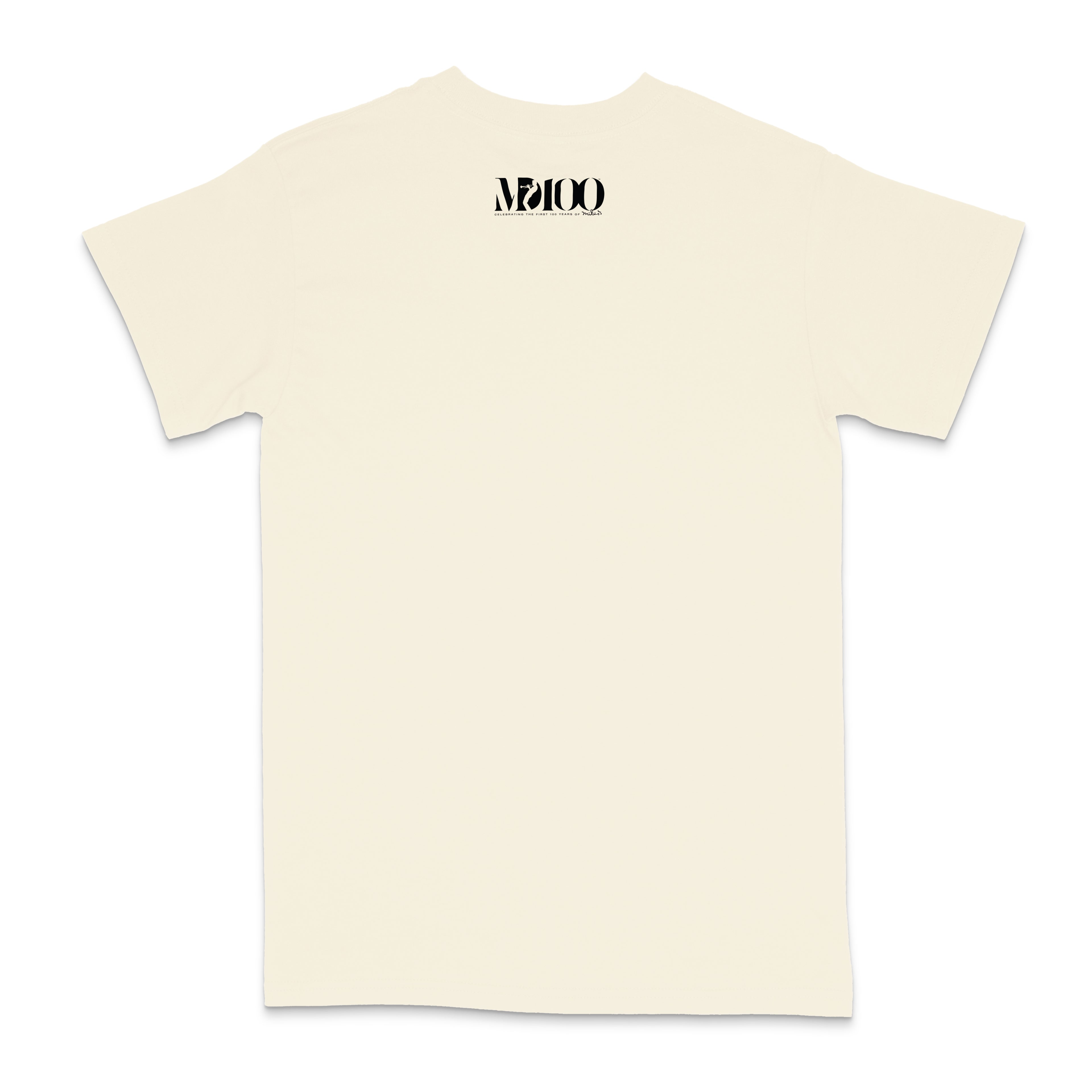 Miles Davis Centennial T-Shirt (Cream) (Wide)