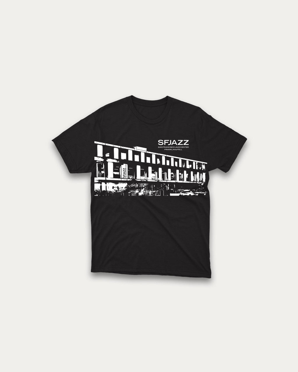 SFJAZZ BUILDING TEE (BLACK)
