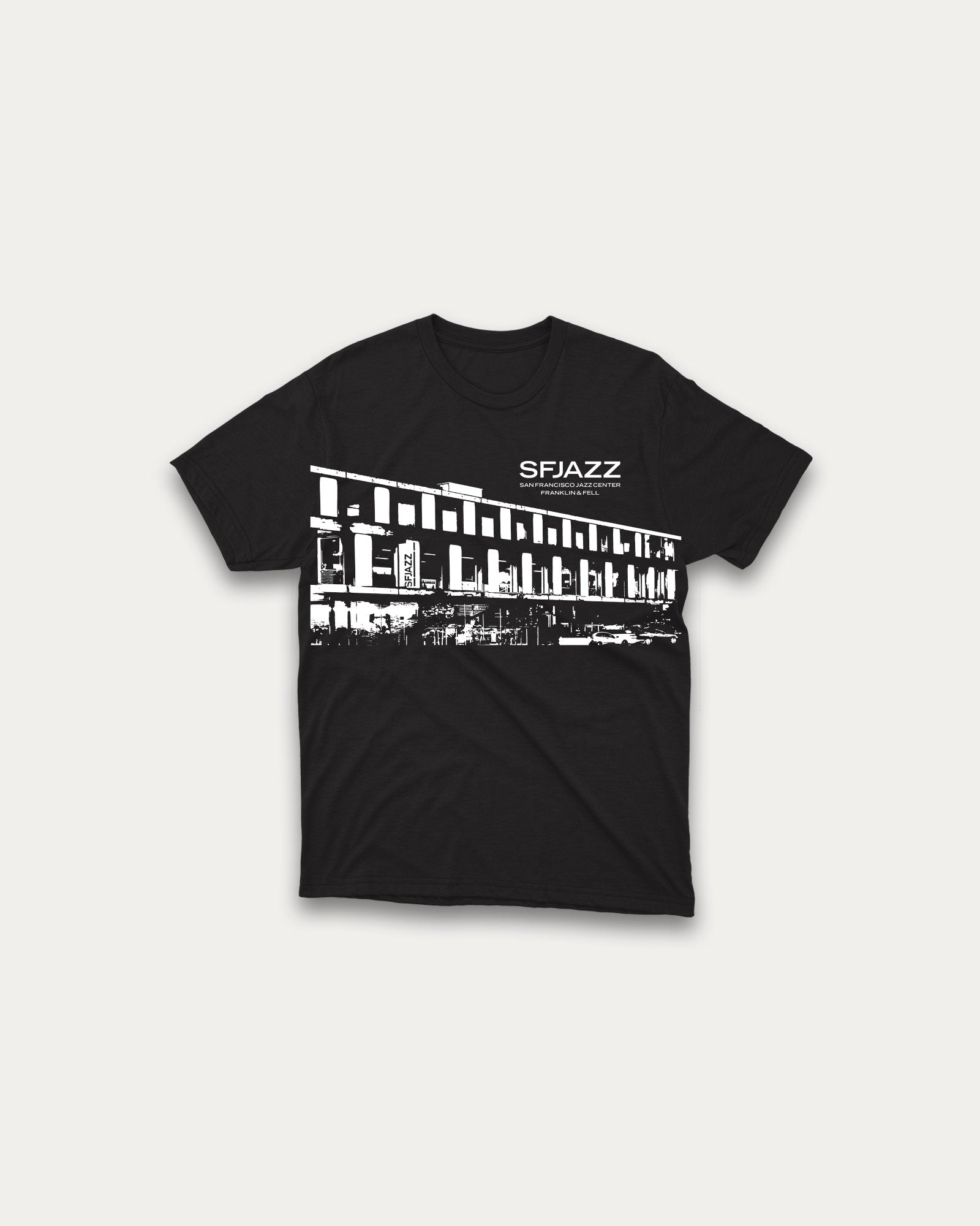 SFJAZZ BUILDING TEE (BLACK)