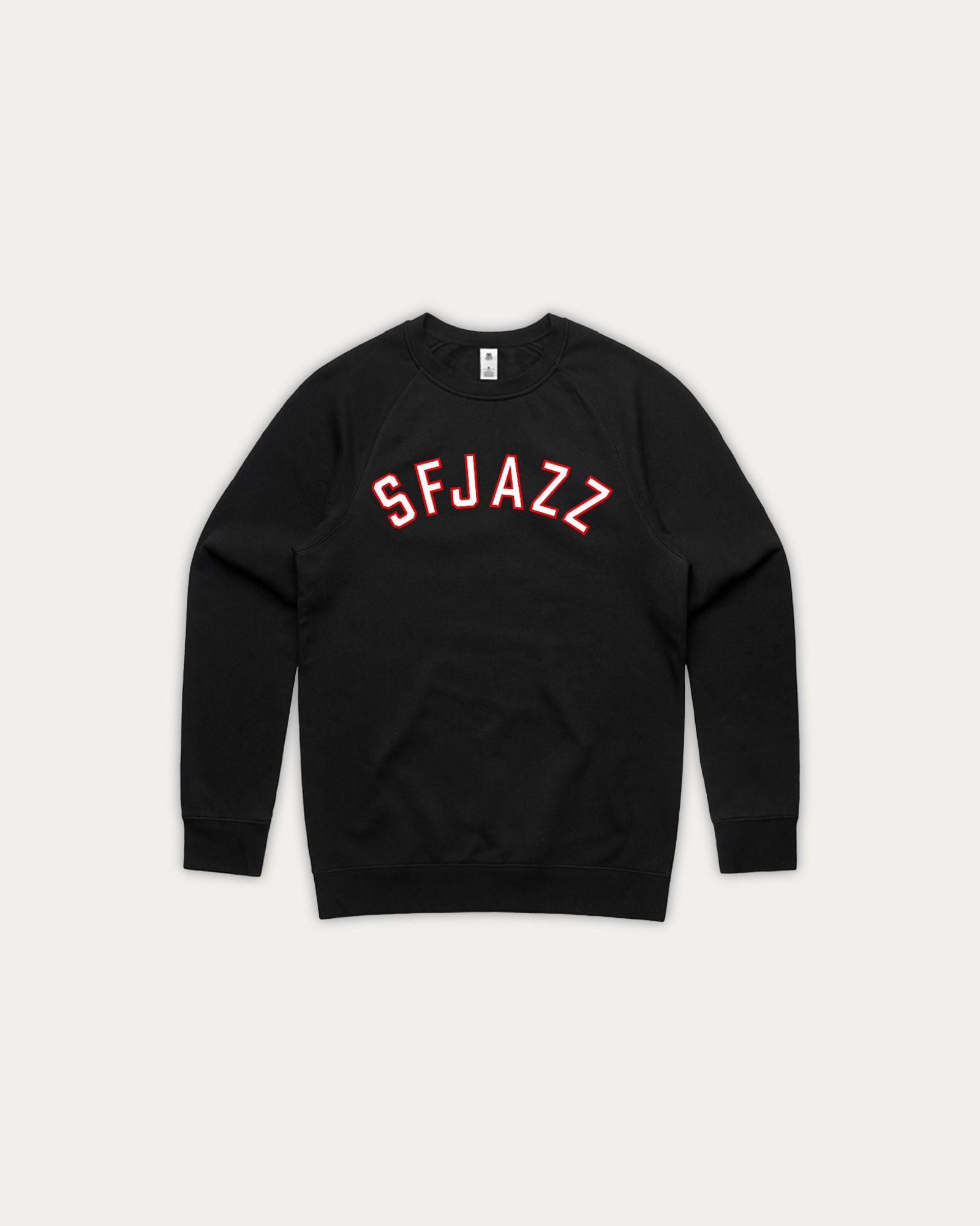 VARSITY STYLE SFJAZZ CREW NECK (BLACK)