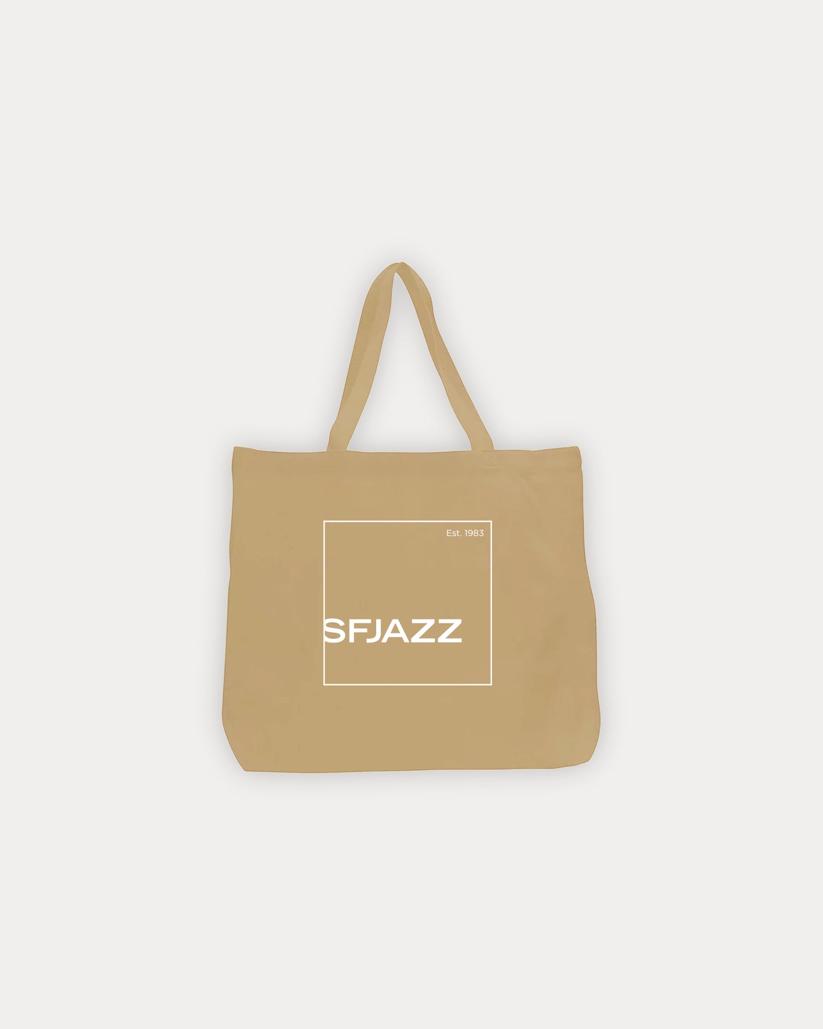 SFJAZZ LOGO TOTE BAG (TAN)